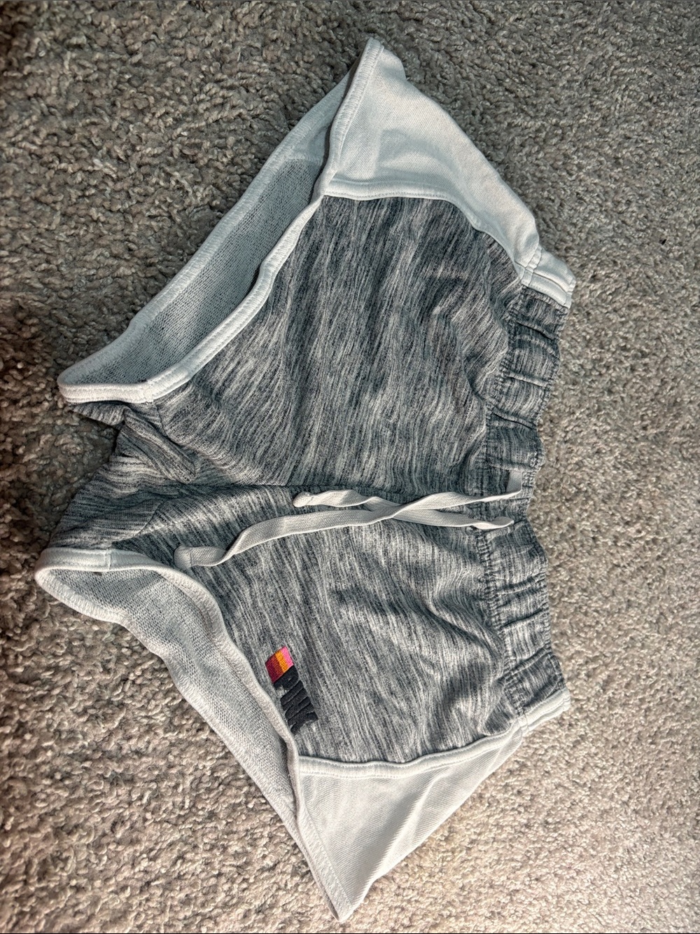 PINK Victoria's Secret Gray Heather Athletic Lounge Shorts